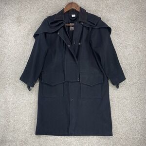 Red Lodge Child's Duster Denim M Jacket VTG Western Chore Coat Rustic Long